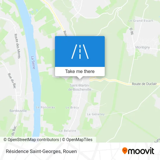 Résidence Saint-Georges map