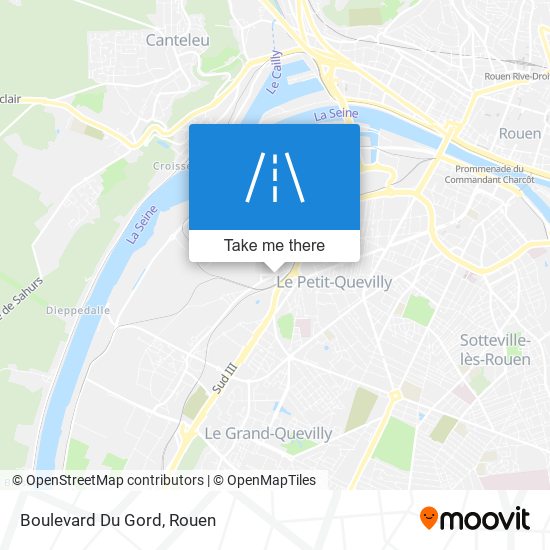 Mapa Boulevard Du Gord