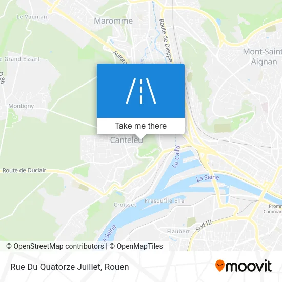 Rue Du Quatorze Juillet map