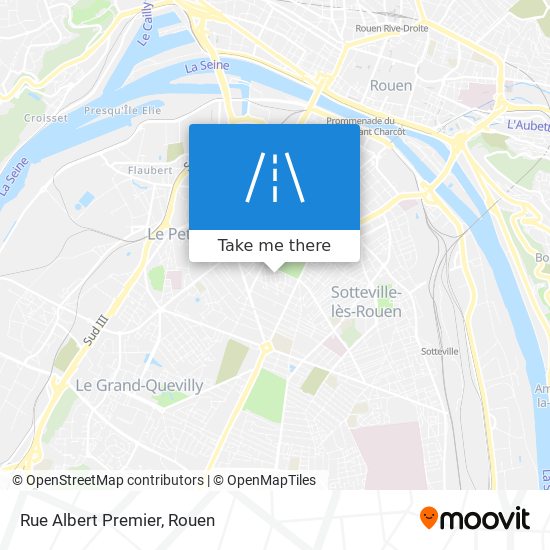 Rue Albert Premier map