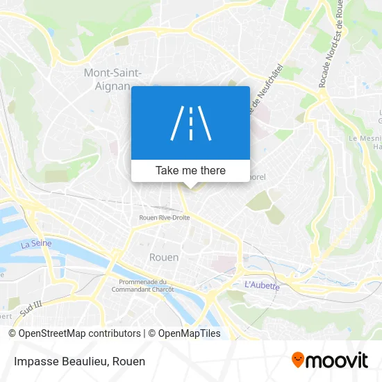 Impasse Beaulieu map