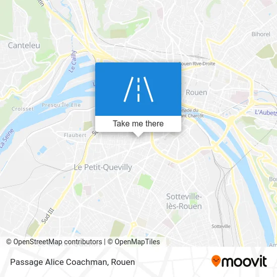 Passage Alice Coachman map