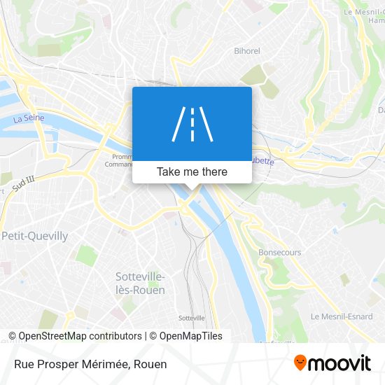 Rue Prosper Mérimée map