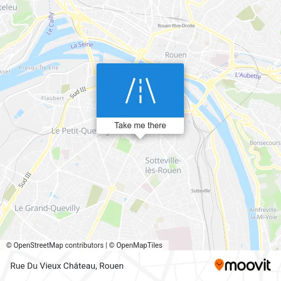 Rue Du Vieux Château map