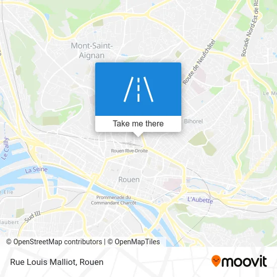 Rue Louis Malliot map