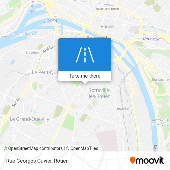 Rue Georges Cuvier map