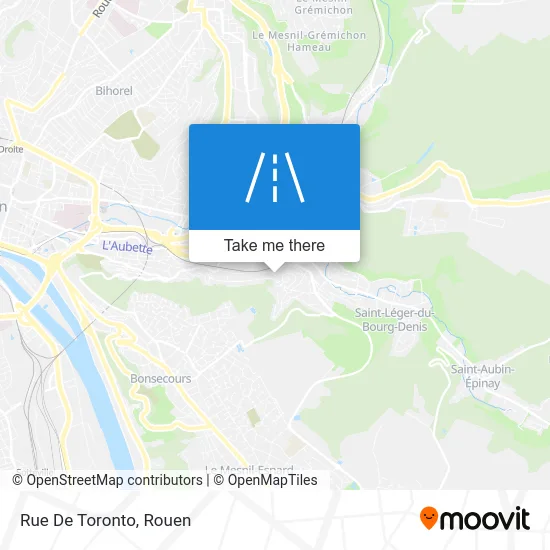Rue De Toronto map