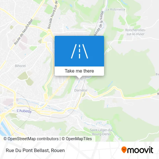 Rue Du Pont Bellast map