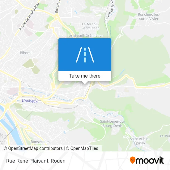 Rue René Plaisant map
