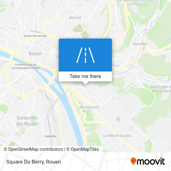 Square Du Berry map