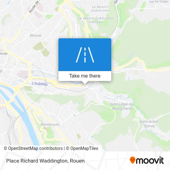 Place Richard Waddington map