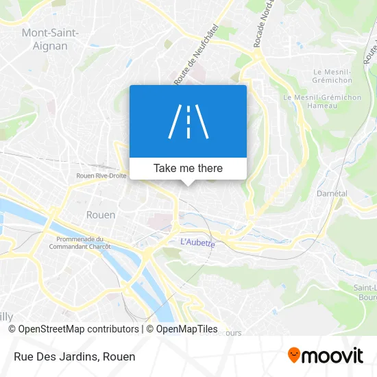 Rue Des Jardins map