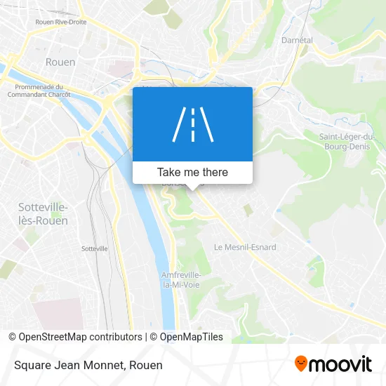 Square Jean Monnet map