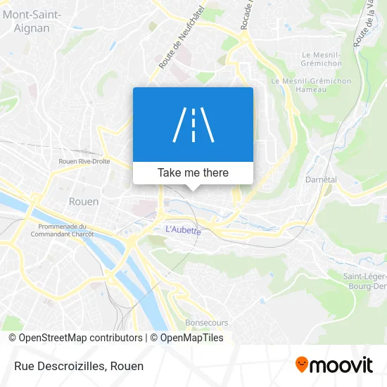 Rue Descroizilles map