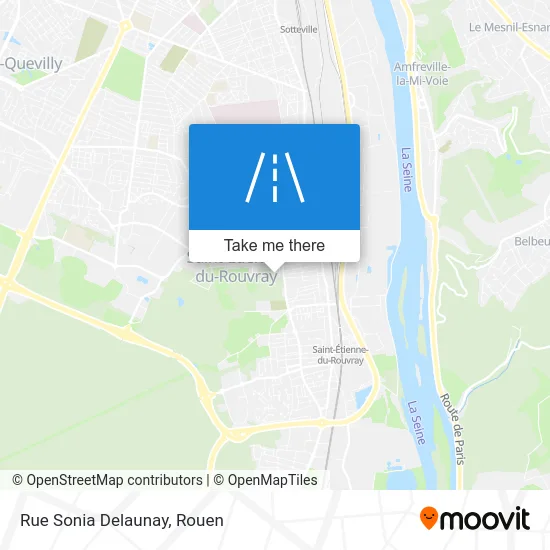 Rue Sonia Delaunay map