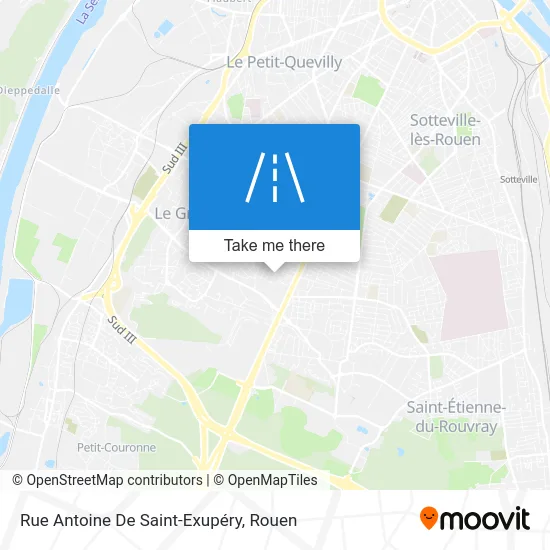 Rue Antoine De Saint-Exupéry map