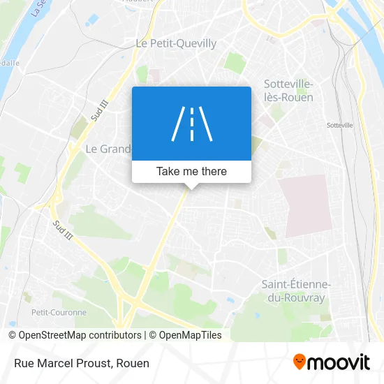 Rue Marcel Proust map