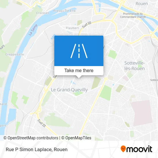 Rue P Simon Laplace map