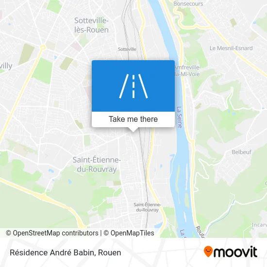 Résidence André Babin map