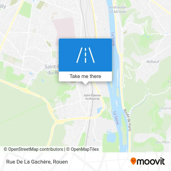 Rue De La Gachère map
