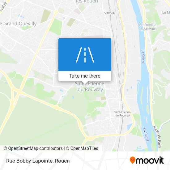 Rue Bobby Lapointe map