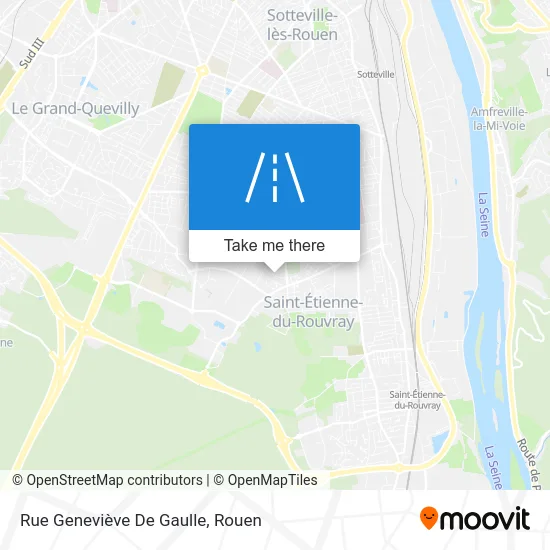 Rue Geneviève De Gaulle map