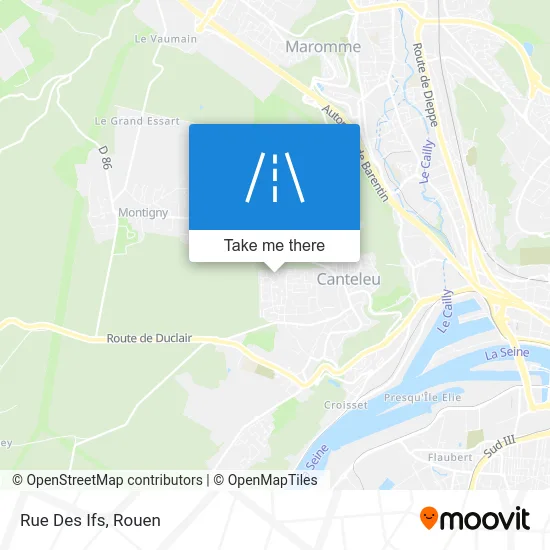 Rue Des Ifs map