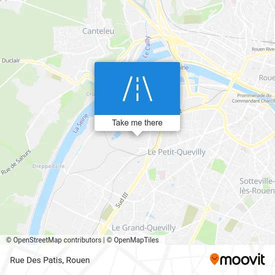 Rue Des Patis map