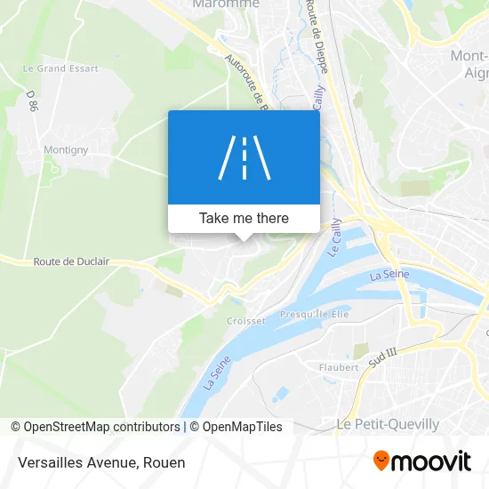 Avenue De Versailles map