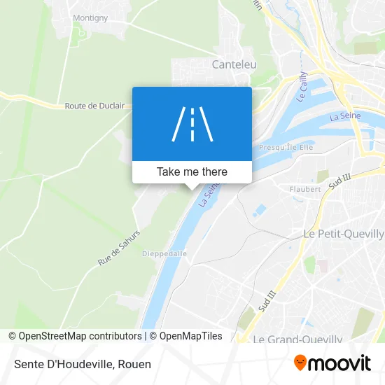 Sente D'Houdeville map