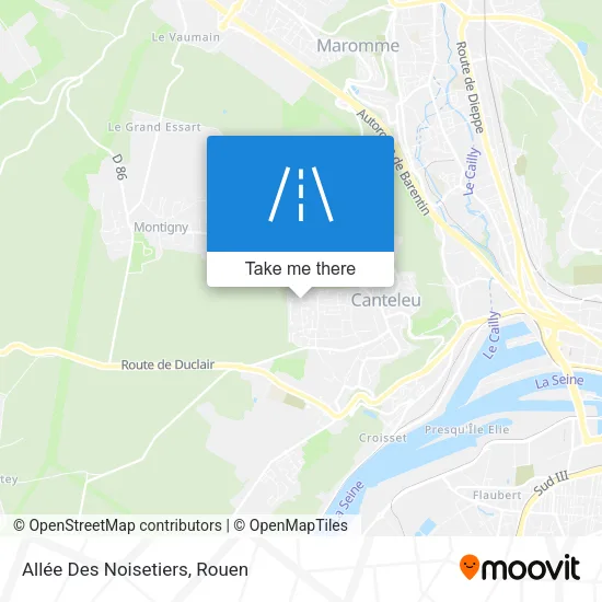 Allée Des Noisetiers map