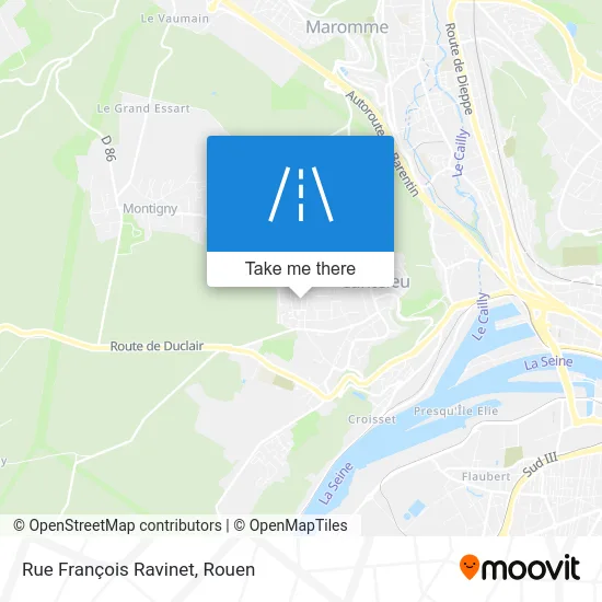 Rue François Ravinet map