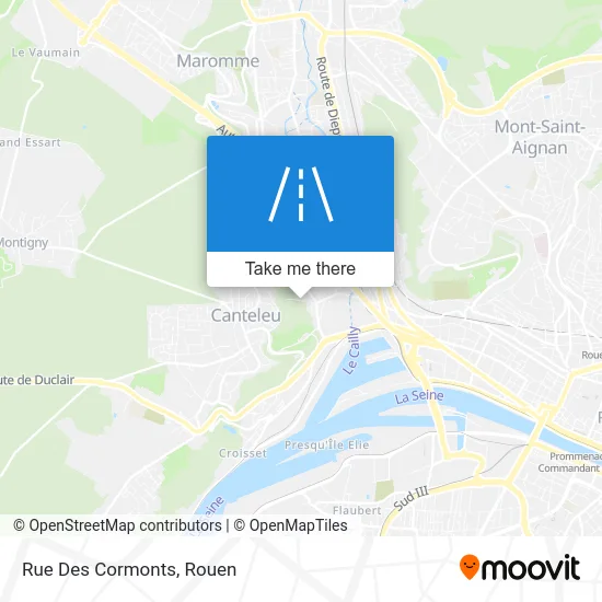 Rue Des Cormonts map