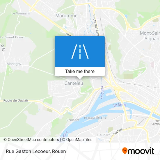 Rue Gaston Lecoeur map