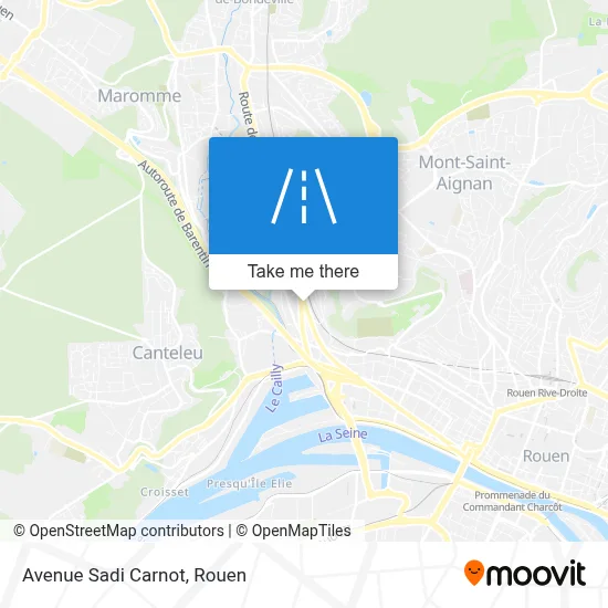Avenue Sadi Carnot map