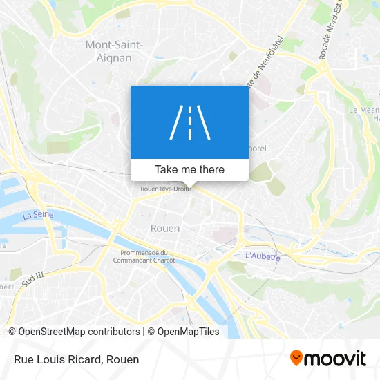 Rue Louis Ricard map