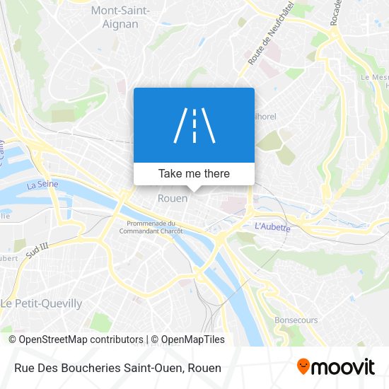 Rue Des Boucheries Saint-Ouen map