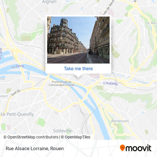 Mapa Rue Alsace Lorraine