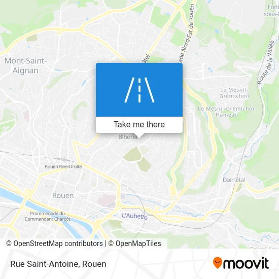 Rue Saint-Antoine map