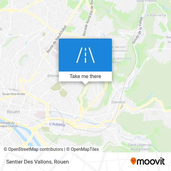 Sentier Des Vallons map