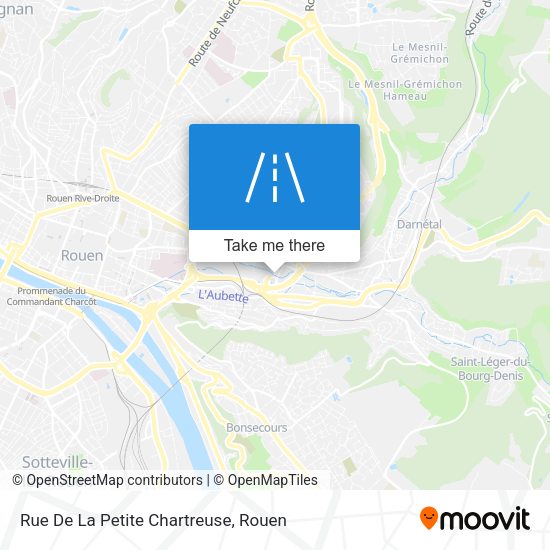 Rue De La Petite Chartreuse map