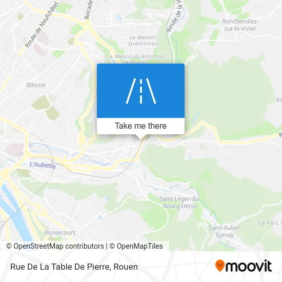 Rue De La Table De Pierre map