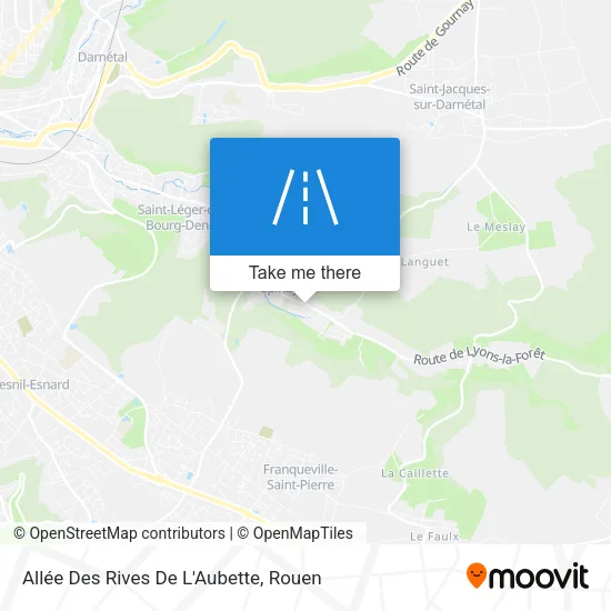 Allée Des Rives De L'Aubette map