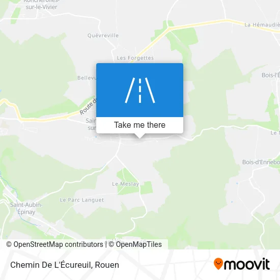 Chemin De L'Écureuil map