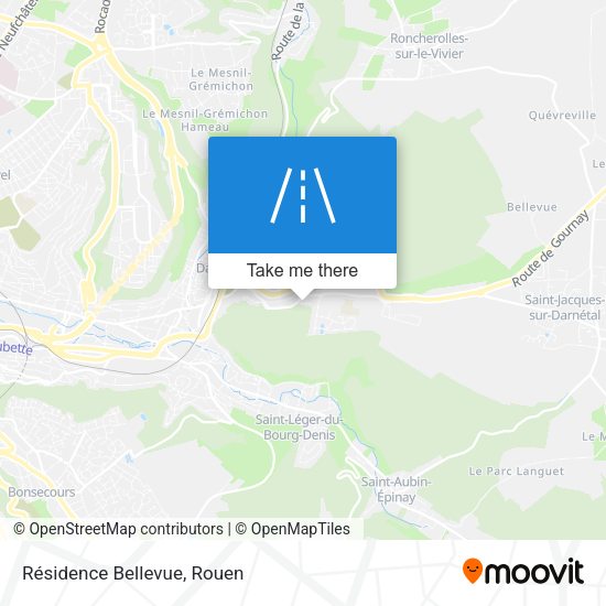 Résidence Bellevue map