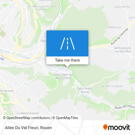 Allée Du Val Fleuri map