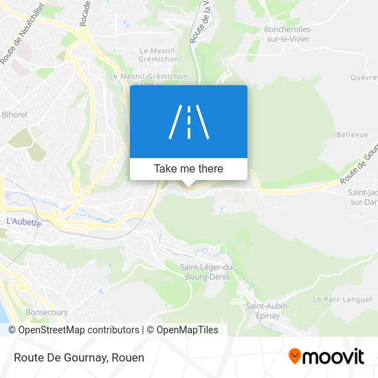 Route De Gournay map