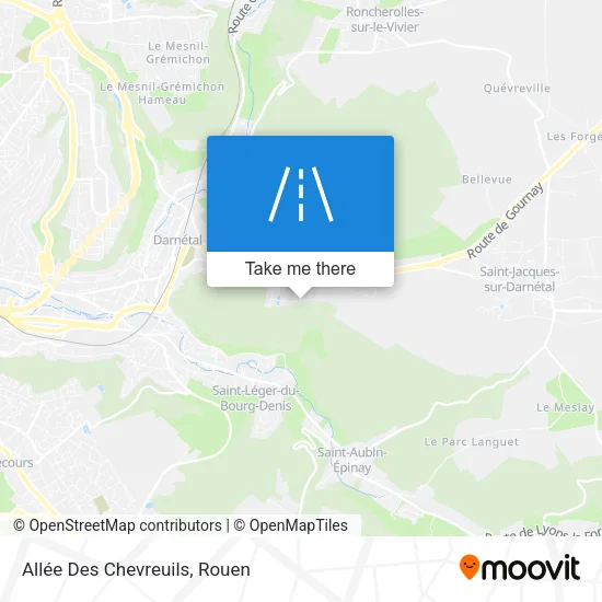 Allée Des Chevreuils map