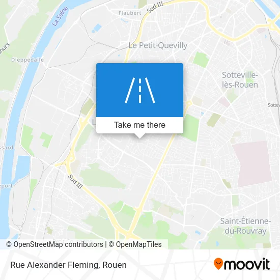 Rue Alexander Fleming map