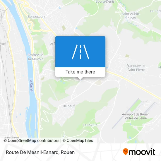 Route De Mesnil-Esnard map